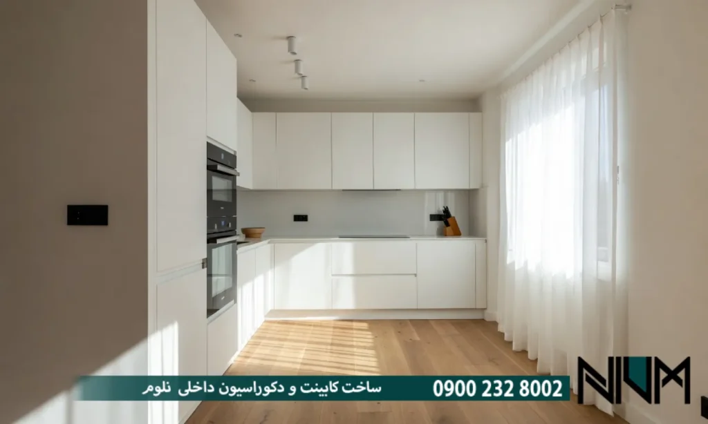 رنگ کابینت سفید با چه رنگی ست می‌شود؟