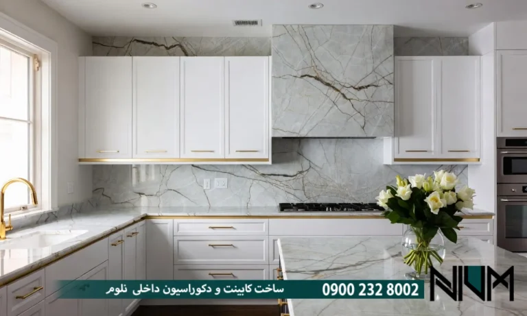 کابینت جادار برای آشپزخانه کوچک