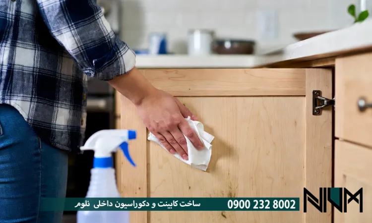 چطور کابینت را تمیز کنیم؟