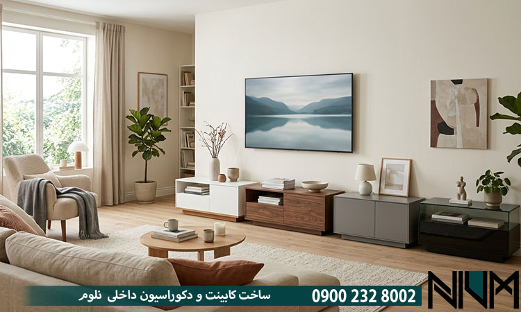 مهم‌ترین نکات انتخاب رنگ میز تلویزیون